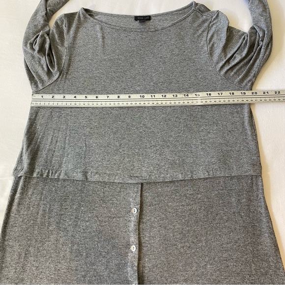 J Jill gray blouse size medium wearever collection Classic Staple Wardrobe Piece - Picture 6 of 8